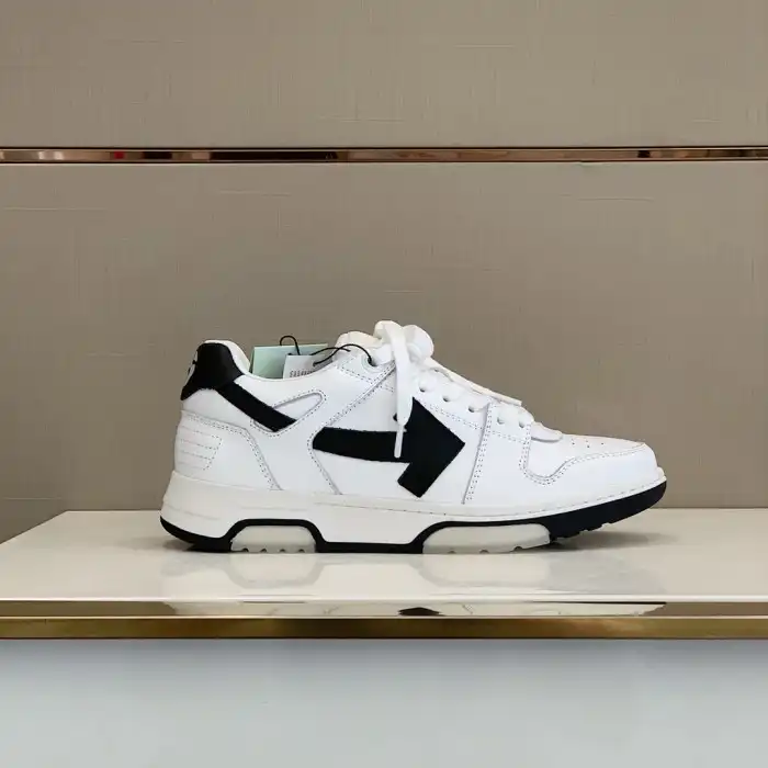 Rep OFF WHITETM C O VIRGIL ABLOH OUT OF OFFICE LOW-TOP LEATHER SNEAKERS 