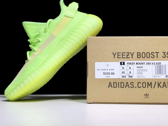 Onekick Adidas Yeezy Boost 350 V2 Glow in the Dark EG5293