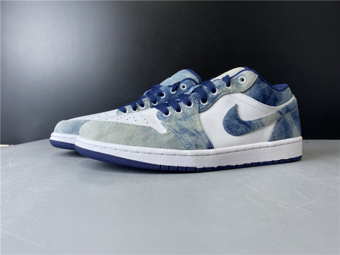 Air Jordan 1 Low Washed Denim CZ8455-100