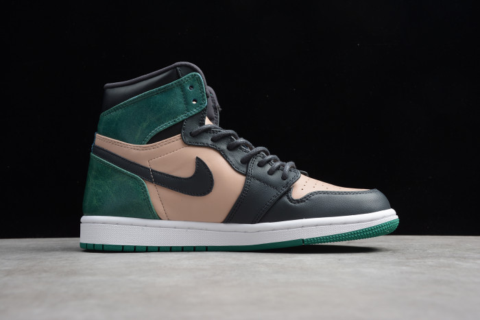 Air Jordan 1 Retro High Bio Beige Anthracite Mystic Green AH7389-203