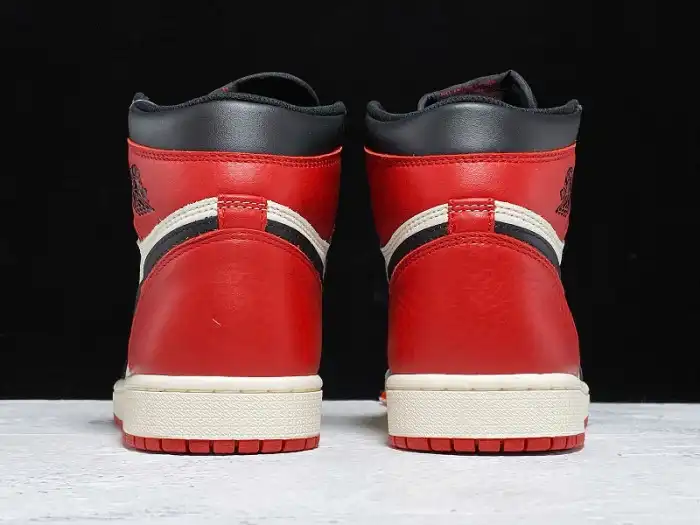 Rep Air Jordan 1 Retro High OG Bred Toe 555088-610