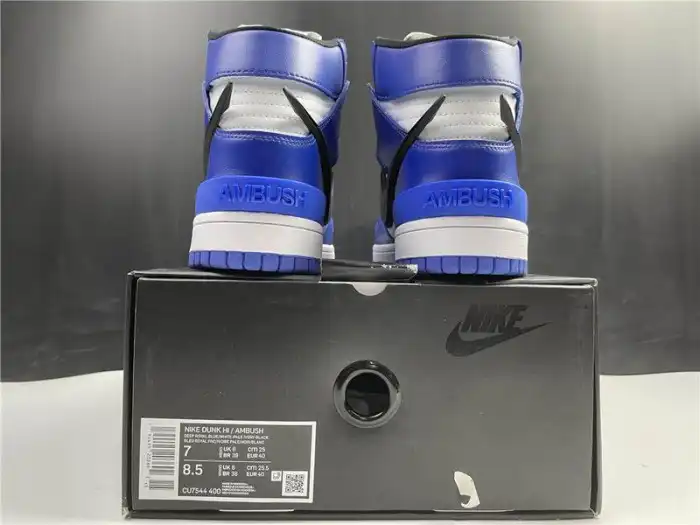 Rep AMBUSH x Dunk High 'Deep Royal' CU7544-400