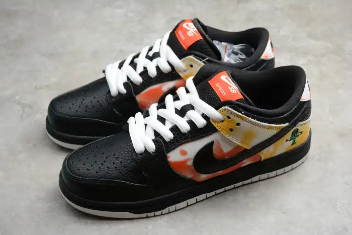 Rep NIKE SB DUNK LOW RAYGUN TIE-DYE BLACK BQ6832-001