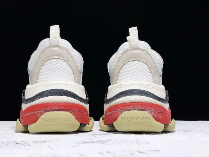 Rep BLCG Triple S White Black Red 533882 W09E1 9000