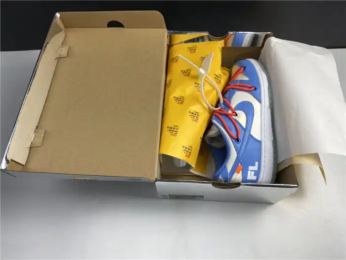 Rep OFF-WHITE X NIKE DUNK LOW CT0856 403