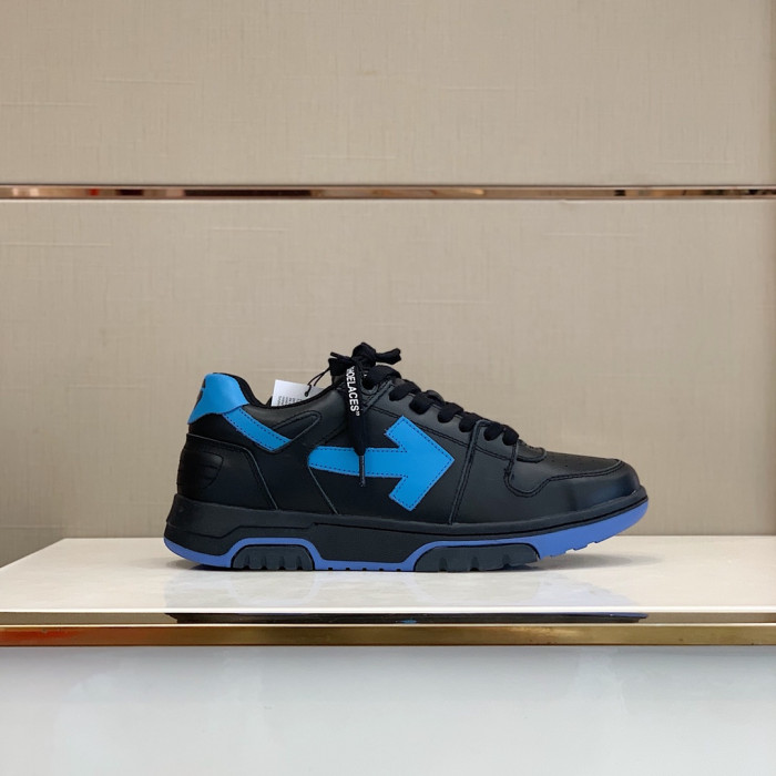 Onekick OFF WHITETM C O VIRGIL ABLOH OUT OF OFFICE LOW-TOP LEATHER SNEAKERS "OOO"