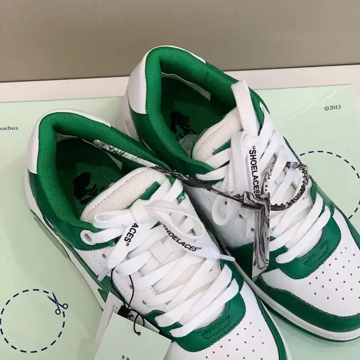 Rep OFF WHITETM C O VIRGIL ABLOH OUT OF OFFICE LOW-TOP LEATHER SNEAKERS 