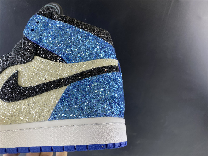 FRAGMENT DESIGN X AIR JORDAN 1 GLITTER CK5566-400