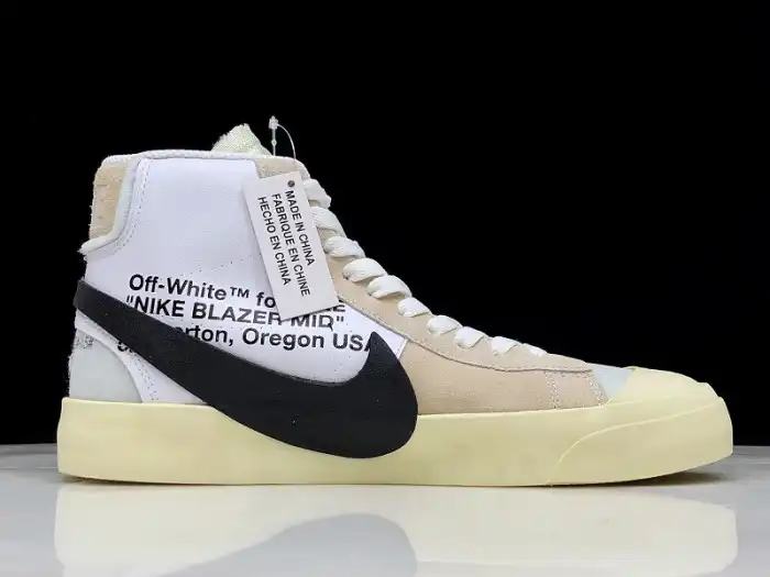 Rep NIKE BLAZER MID OFF-WHITE AA3832-100