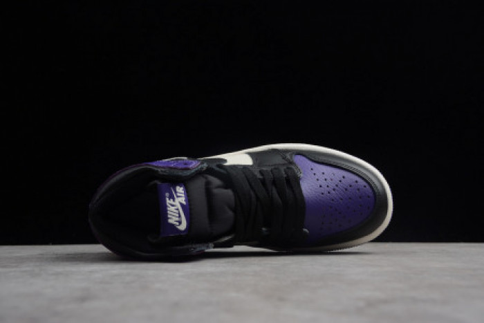 KIDS AIR JORDAN 1 RETRO HIGH OG 'COURT PURPLE' 555088-501