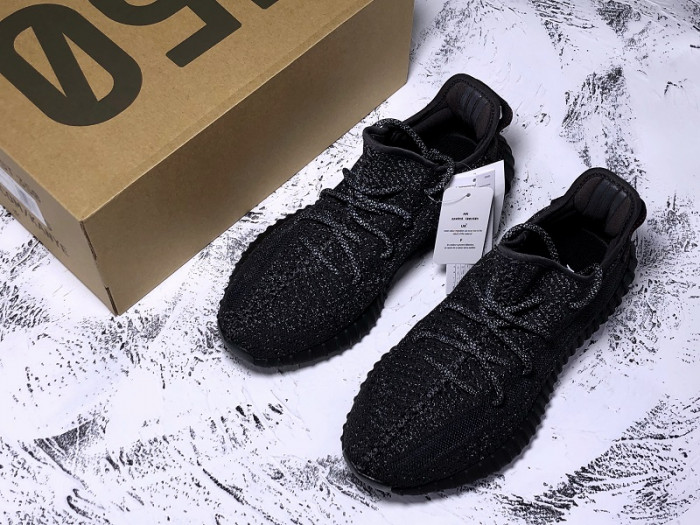 Adidas Yeezy Boost 350 V2 Static Black (Reflective) - FU9007