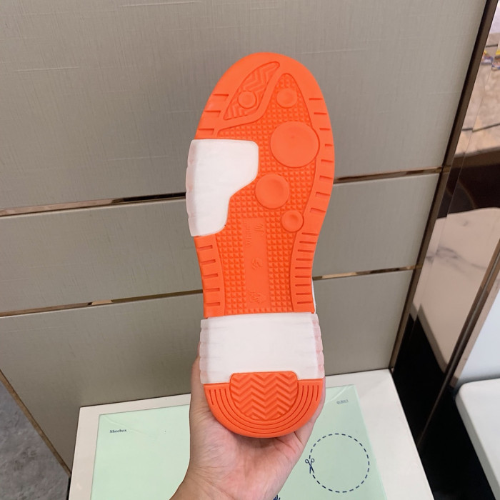 Onekick OFF WHITETM C O VIRGIL ABLOH OUT OF OFFICE LOW-TOP LEATHER SNEAKERS "OOO"