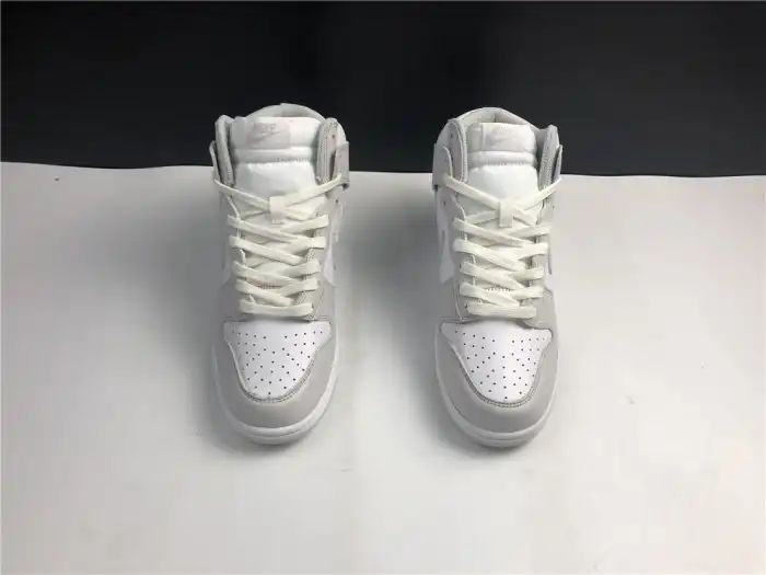 Cheap Nike Dunk High Retro White Vast Grey (2021) DD1399-100