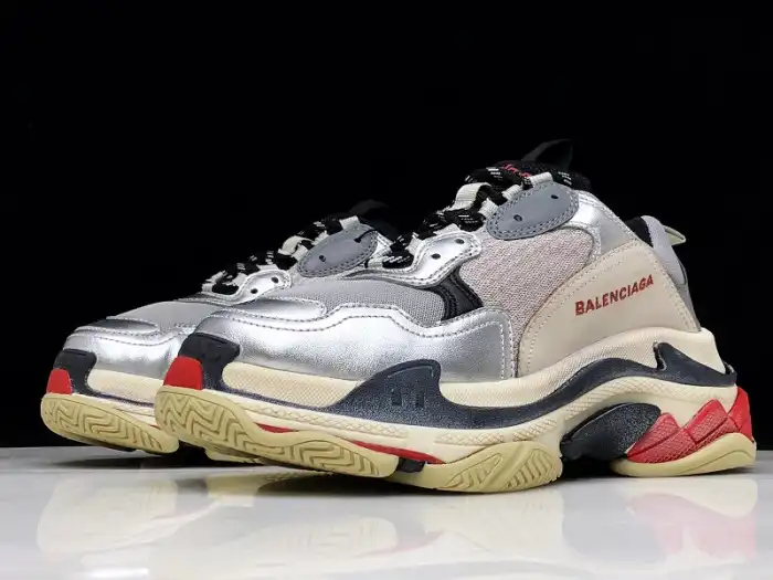 Rep BLCG Triple S Silver Red (2018) 512175-W09O3-1081