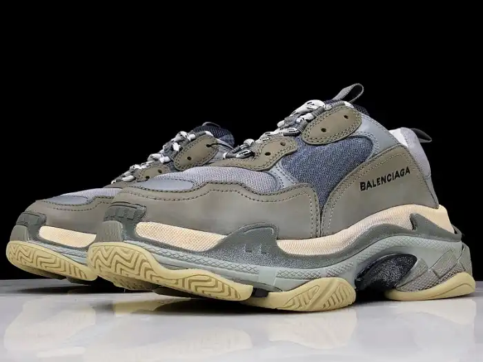 Cheap BLCG Triple S Grey Beige 656686 W06G01 1022