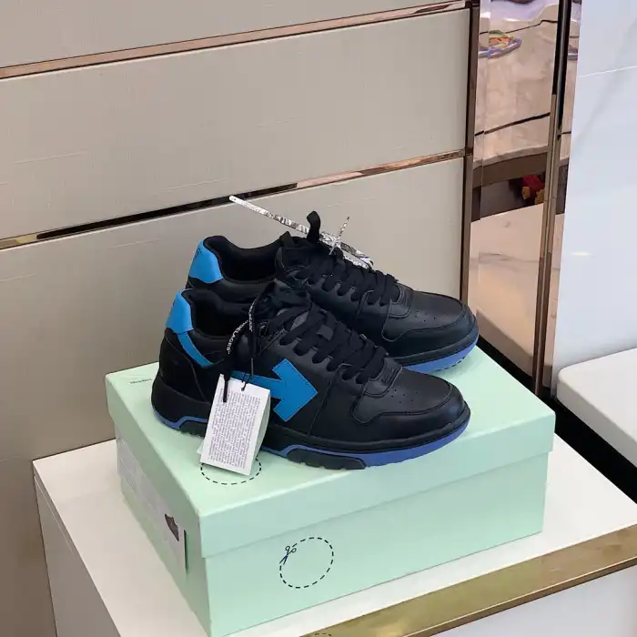 Rep OFF WHITETM C O VIRGIL ABLOH OUT OF OFFICE LOW-TOP LEATHER SNEAKERS 