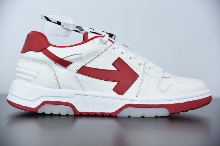 OFF WHITETM C O VIRGIL ABLOH OUT OF OFFICE LOW-TOP LEATHER SNEAKERS "OOO"