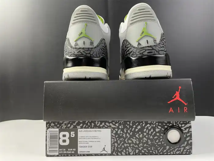 Air Jordan 3 Retro Chlorophyll 136064-006