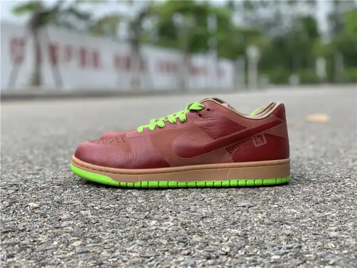 Nike Dunk Low 1-Piece Laser Varsity Red Chartreuse 311611-661