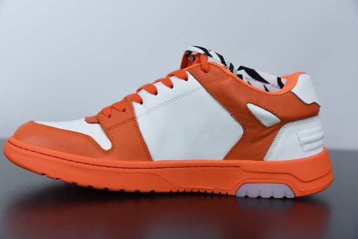 Onekick OFF WHITETM C O VIRGIL ABLOH OUT OF OFFICE LOW-TOP LEATHER SNEAKERS "OOO"