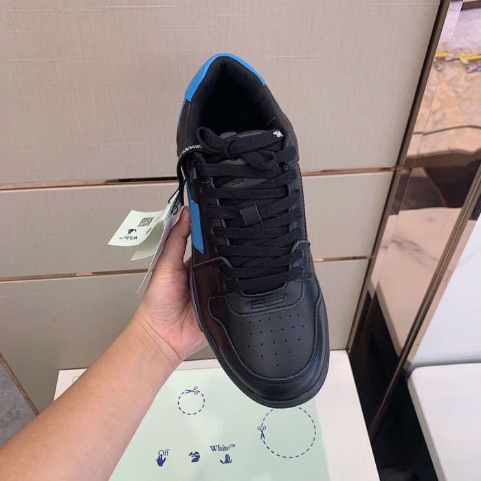 Onekick OFF WHITETM C O VIRGIL ABLOH OUT OF OFFICE LOW-TOP LEATHER SNEAKERS "OOO"