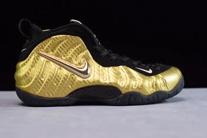 Cheap Nike Air Foamposite Pro Metallic Gold Black mens 624041-701