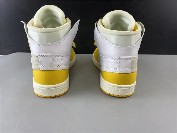 Cheap Air Jordan 1 x Off-White NRG White Dark Powder Yellow-Cone AQ0818-149