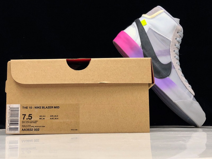 Onekick NIKE BLAZER MID OFF-WHITE WOLF GREY SERENA AA3832-002