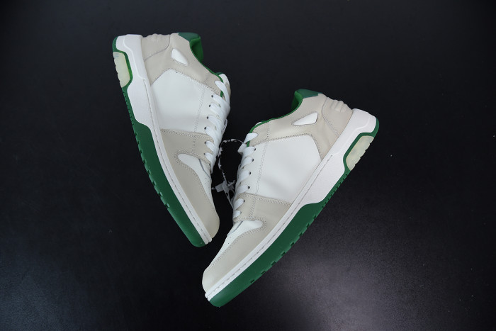 Onekick OFF WHITETM C O VIRGIL ABLOH OUT OF OFFICE LOW-TOP LEATHER SNEAKERS "OOO"