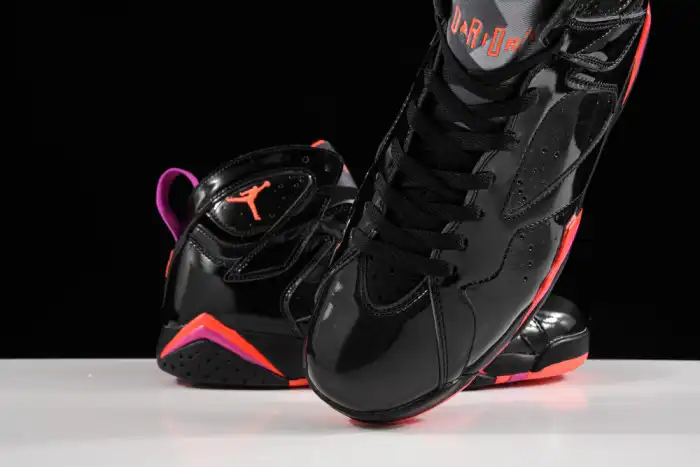 Chep Onekick Air Jordan 7 Retro Black Patent 313358-006