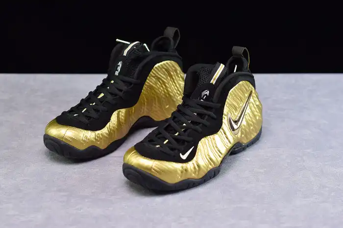 Cheap Nike Air Foamposite Pro Metallic Gold Black mens 624041-701