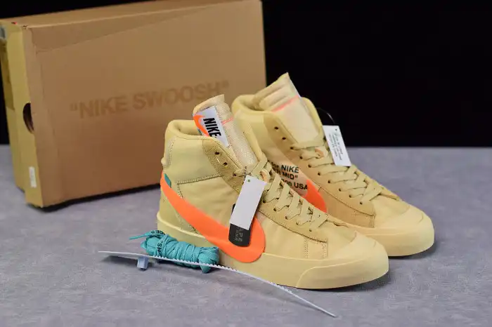 Cheap Off-White x Nike Blazer Mid All Hallows Eve AA3832-700