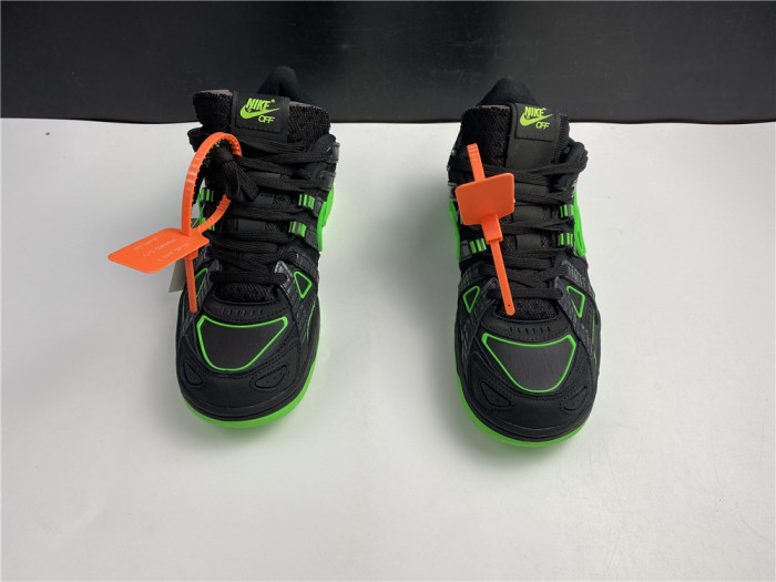 OFF WHITE NIKE AIR RUBBER DUNK GREEN STRIKE" CU6015-001