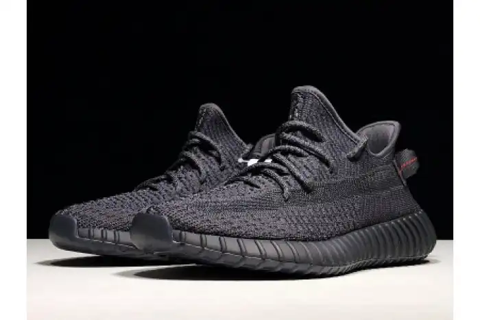 Rep ADIDAS MENS YEEZY BOOST 350 V2 BLACK FU9006