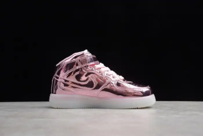 Rep KIDS NIKE AIR FORCE 1 MID WB PINK ROSE 314197-8300