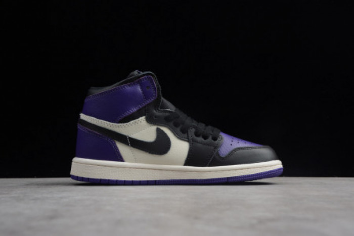 KIDS AIR JORDAN 1 RETRO HIGH OG 'COURT PURPLE' 555088-501