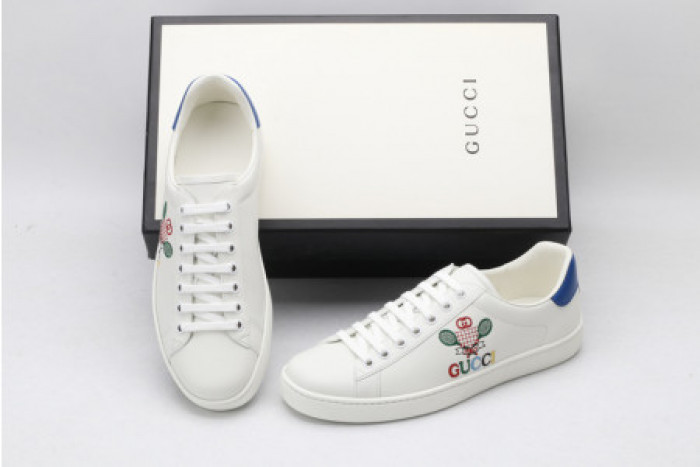 Onekick GUCC ACE EMBROIDERED LOW-TOP SNEAKER 603696 AY070 9096