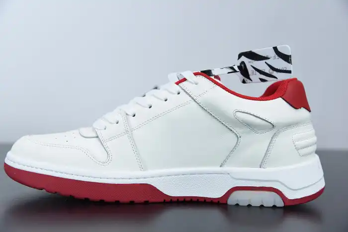 OFF WHITETM C O VIRGIL ABLOH OUT OF OFFICE LOW-TOP LEATHER SNEAKERS "OOO"