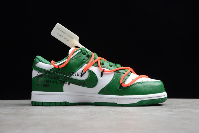 OFF-WHITE X Dunk Low "Pine Green" CT0856-100