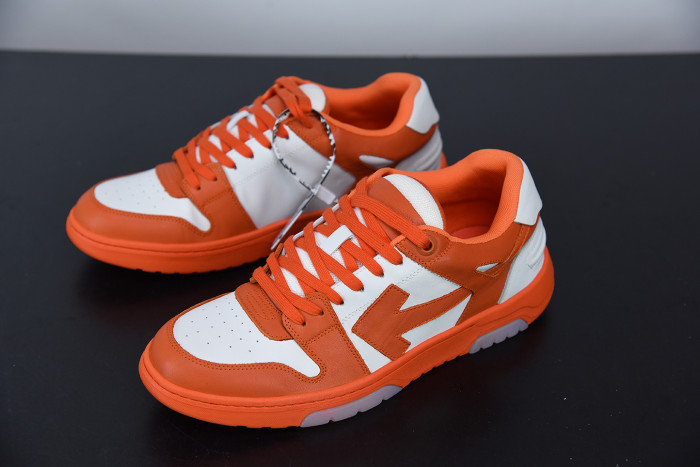 Onekick OFF WHITETM C O VIRGIL ABLOH OUT OF OFFICE LOW-TOP LEATHER SNEAKERS "OOO"