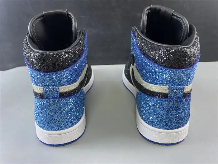 Rep FRAGMENT DESIGN X AIR JORDAN 1 GLITTER CK5566-400