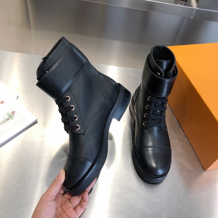 Onekick LOUS VUITON WONDERLAND FLAT RANGER BOOTS