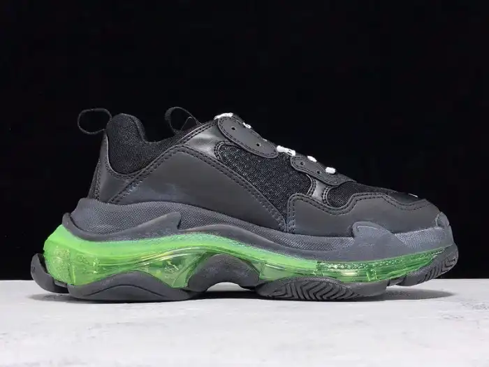 Cheap BLCG Triple S Black Yellow Fluo 541624 W09ON 1047