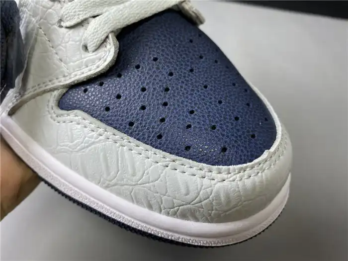 Rep Air Jordan 1 Grey Navy Blue CW8576-200