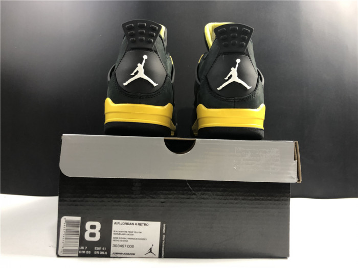 Onekick Air Jordan 4 Retro Thunder 308497-008