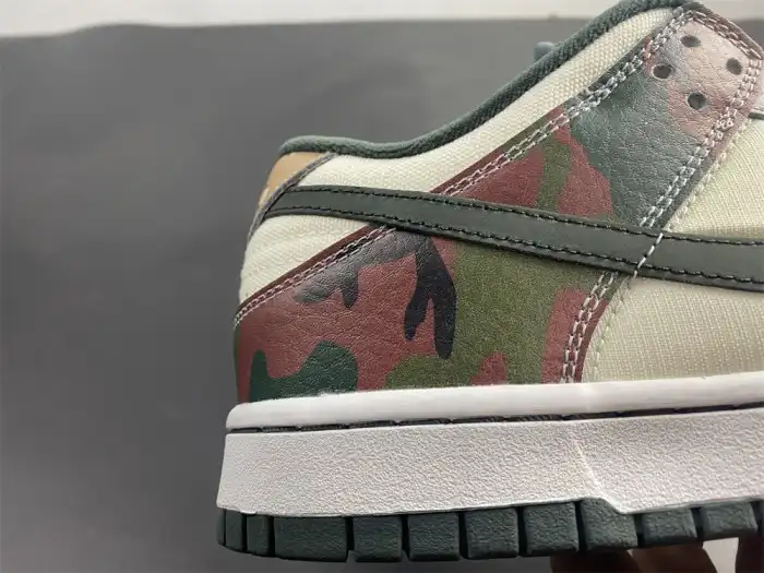 Cheap Nike Dunk Low SE Sail Multi-Camo DH0957-100