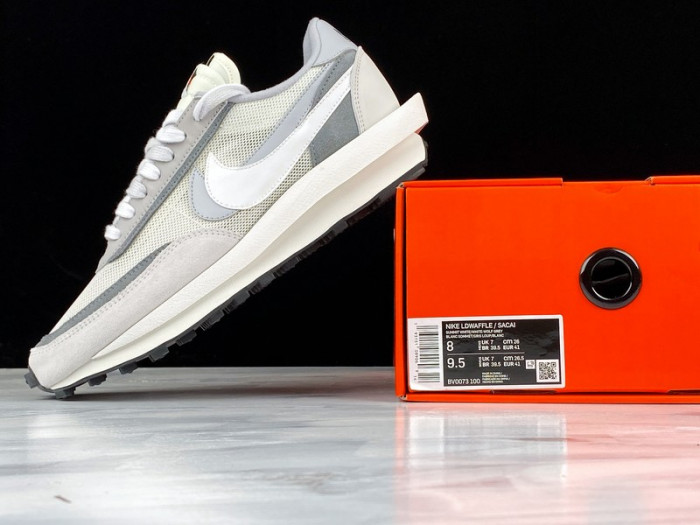 Sacai x Nike LDV Waffle Grey White BV0073-100