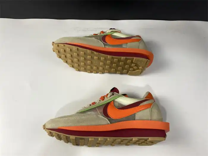 Rep Nike LDWaffle CLOT sacai Net Orange Blaze DH1347-100