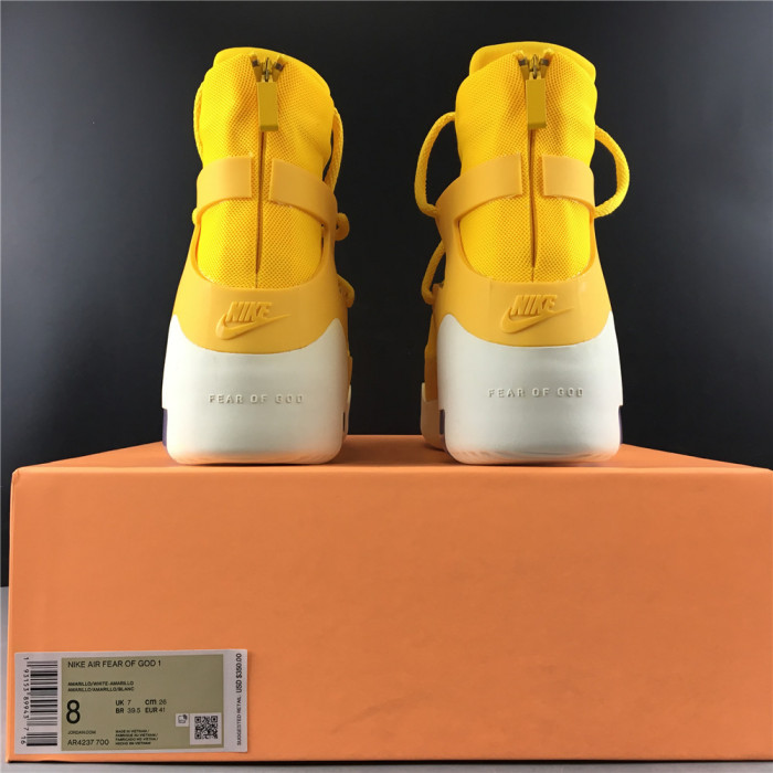 Nike Air Fear Of God 1 Yellow Amarillo AR4237-700