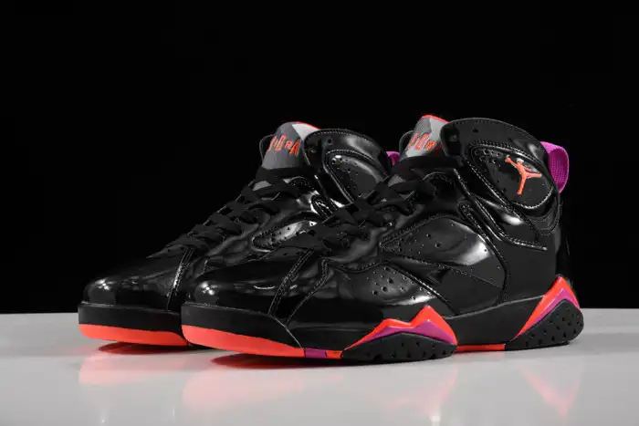 Chep Onekick Air Jordan 7 Retro Black Patent 313358-006